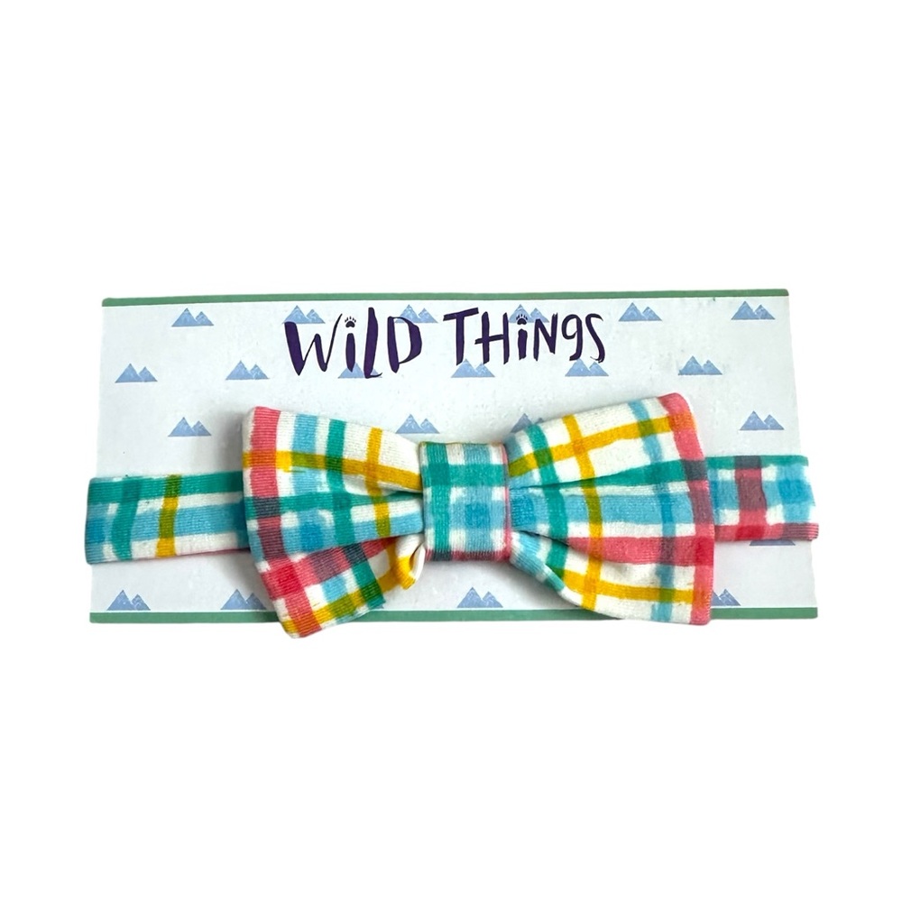 Wildflowers Clothing Wild Things Little Gent Plaid Bow Tie